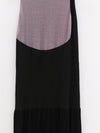 SWAYING 25 Early Autumn One-shoulder splicing bud vest dress SW-SW25PF2L02C3-HEI Black